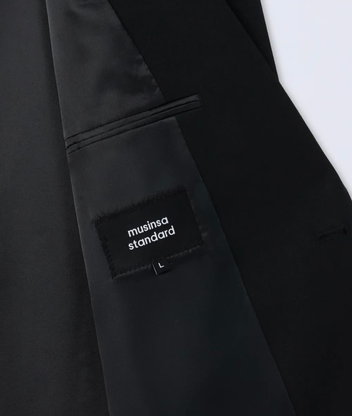 무신사 스탠다드 오버핏 블레이저 블랙 (정가 6.5만원) 상품이미지4