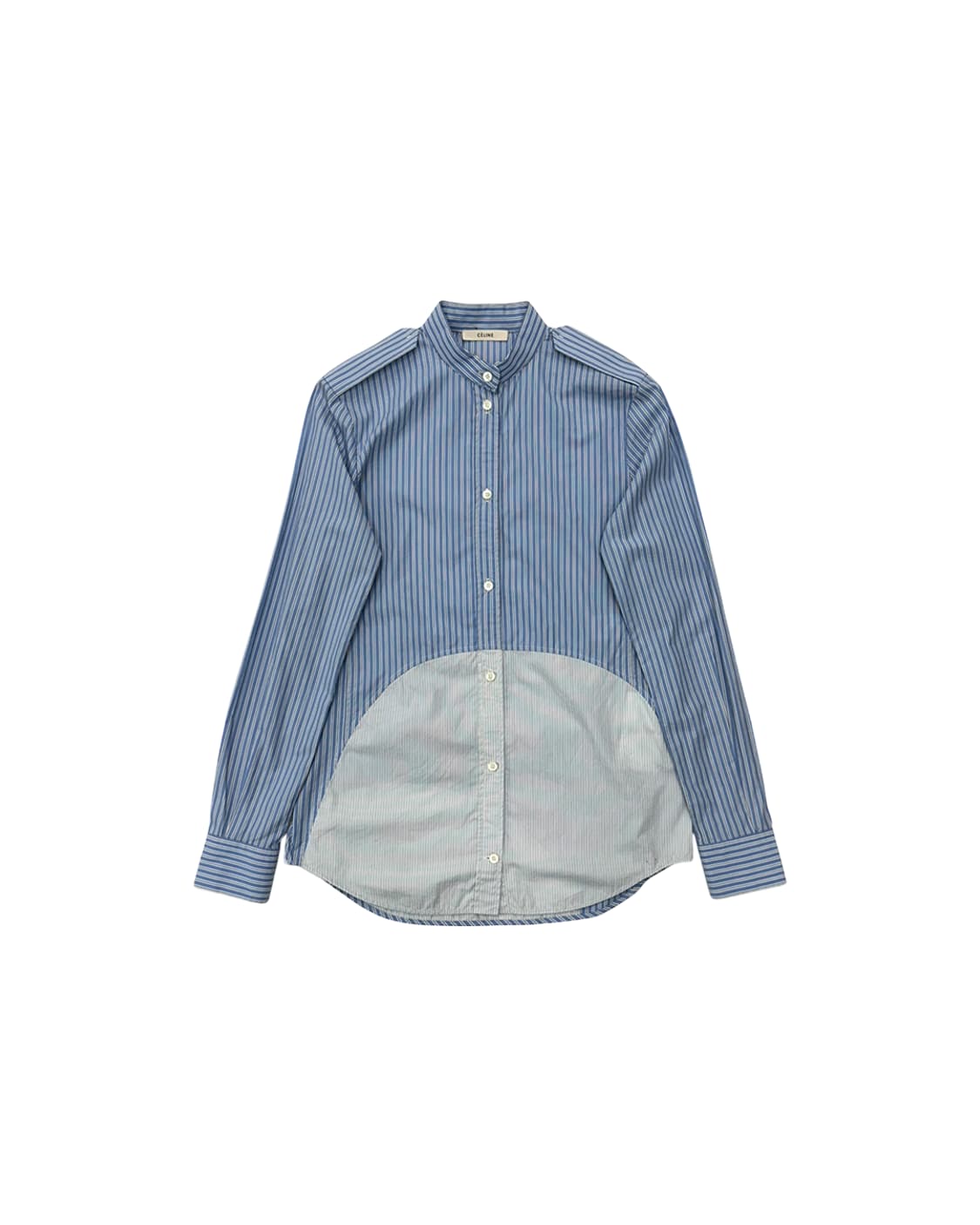 셀린느 by 피비 파일로 스트라이프 믹스드 패브릭 셔츠 상품이미지4