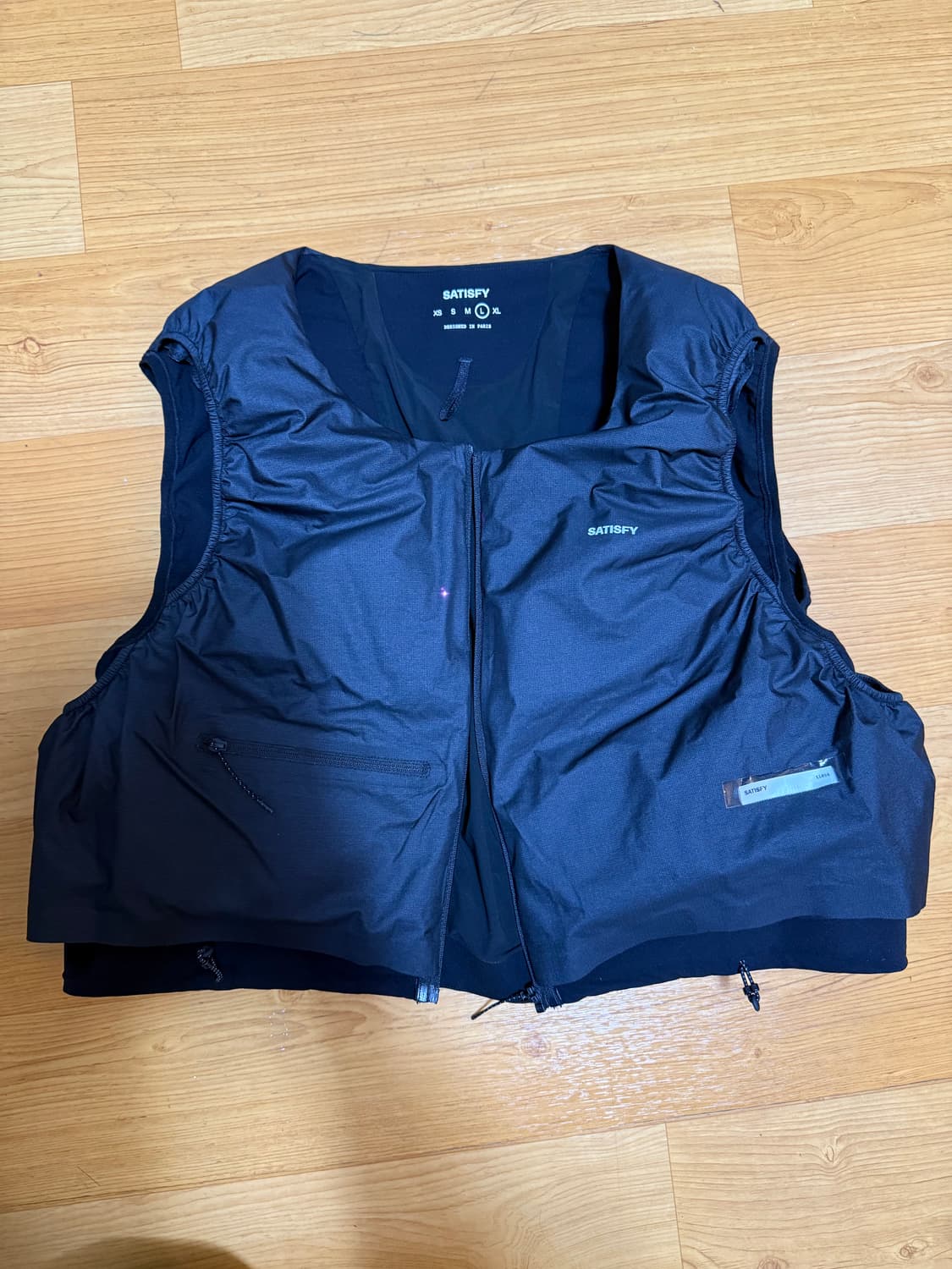 새티스파이 모듈러 써멀 베스트 블랙 L 상품이미지1