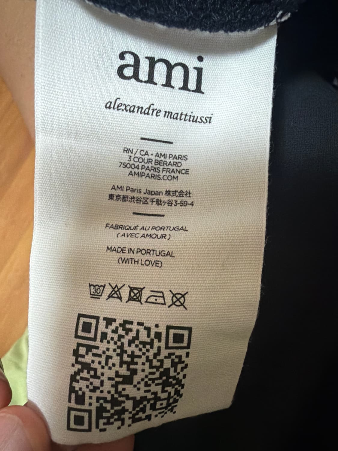 아미 반바지 네이비 M(새상품) 상품이미지4