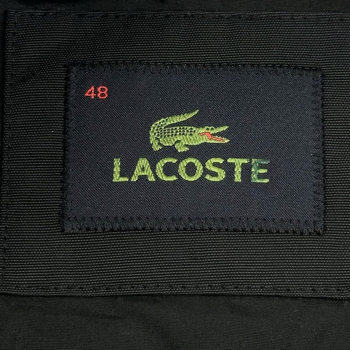 라코스테 미니멀 블루종 바시티자켓 블랙 M 상품이미지6