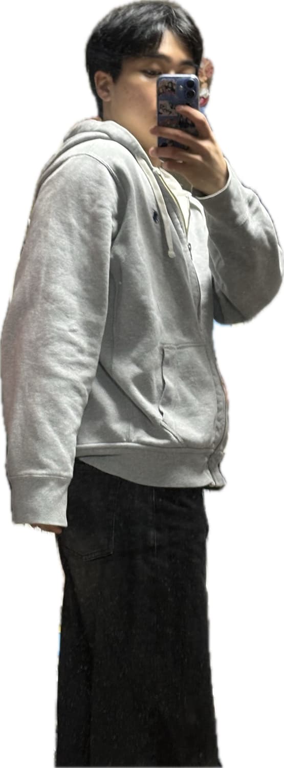 폴로 랄프로렌 후드집업 그레이 상품이미지3