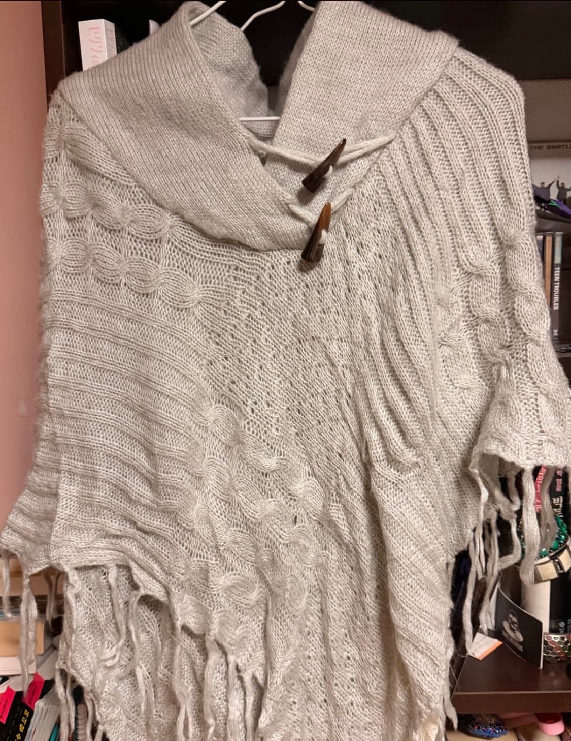 모리걸 갸루 판초 케이프 상품이미지1