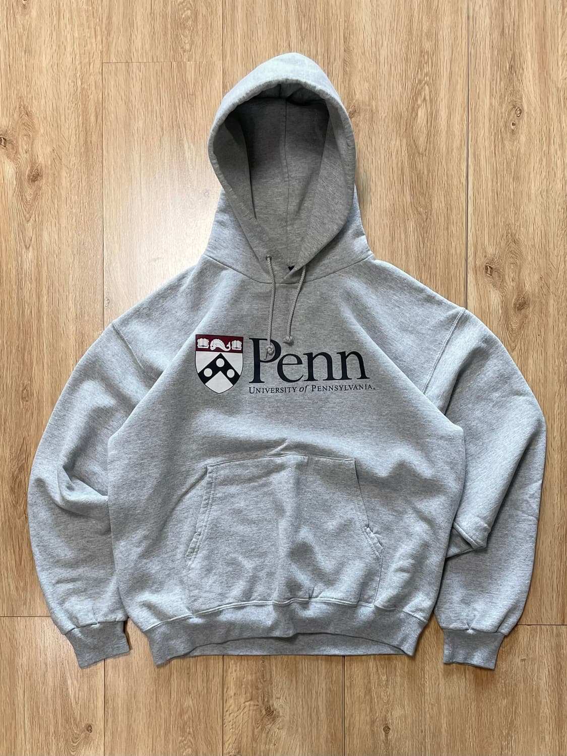 택포) 챔피온 X 펜실베니아 대학 컬리지 유니버시티 빈티지 풀오버 후드 상품이미지1