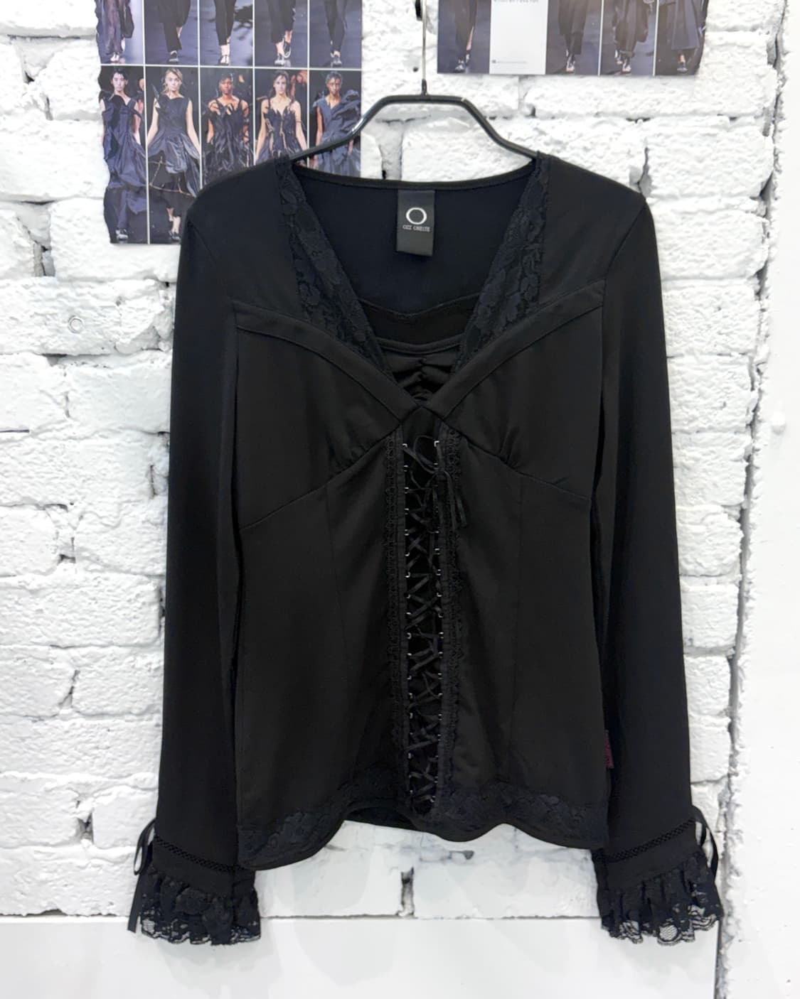 [Ozz_one] Lace Corset Detail Top 상품이미지6