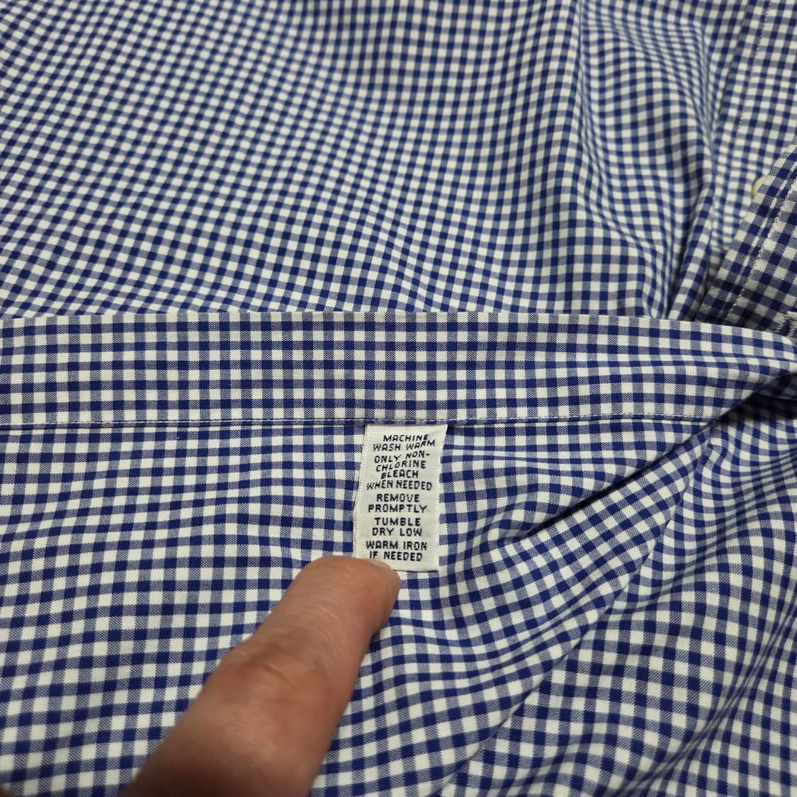 00s Vintage Polo Ralph Lauren 깅엄체크 셔츠 상품이미지6