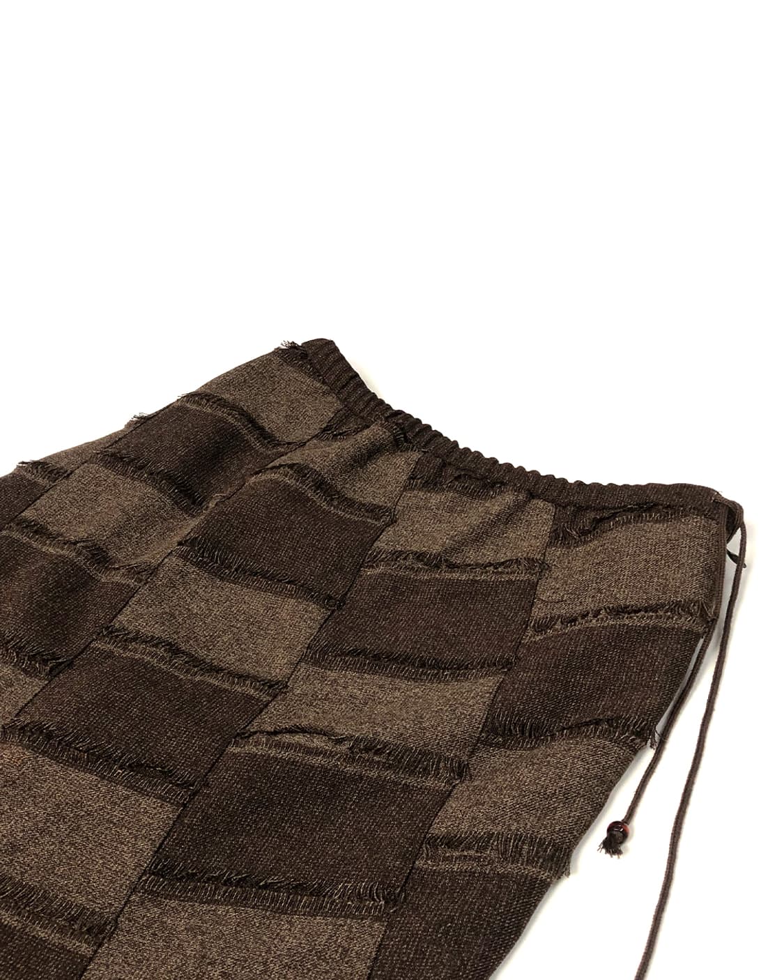 vintage 브라운 체크 롱 스커트  상품이미지3