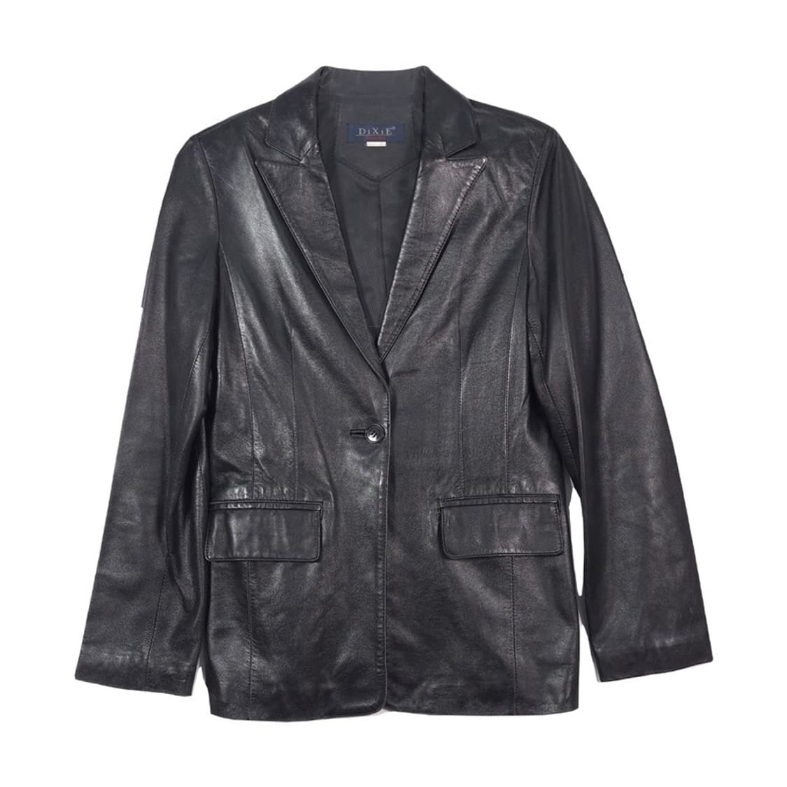 DIXIE 리얼 양가죽 원버튼 레더 블레이저 자켓 55 상품이미지1