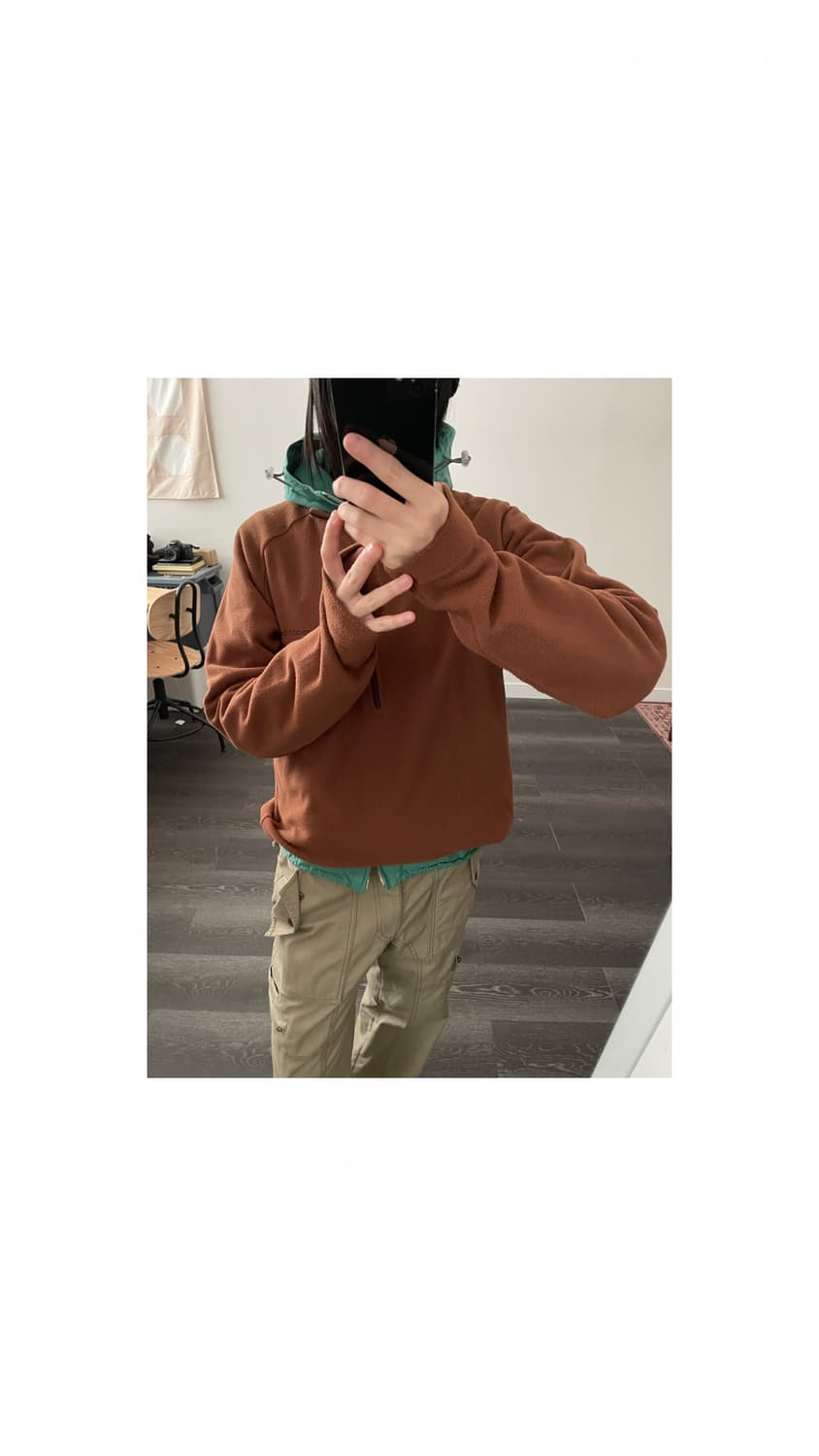 Montbell fleece half zip up 상품이미지2