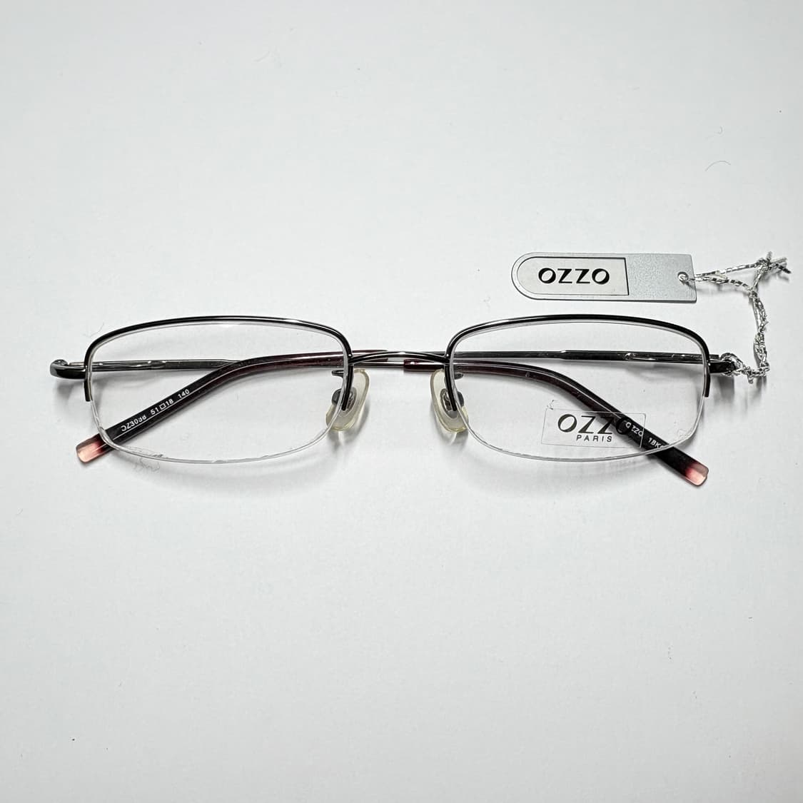 빈티지 안경(하프림 스퀘어 안경) 상품이미지1