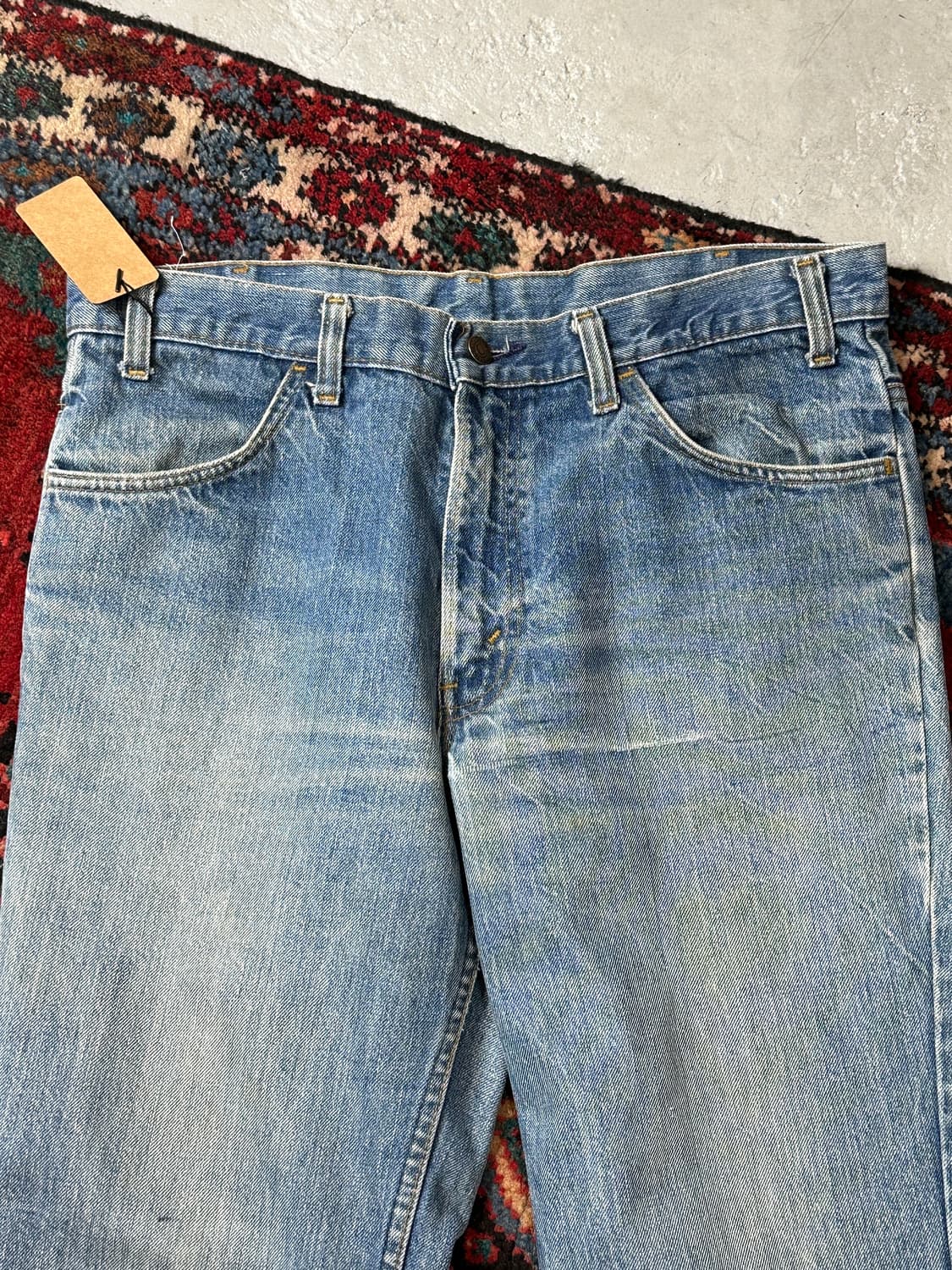 70's USA Made 빈티지 리바이스 684 벨바텀 부츠컷 데님 상품이미지5