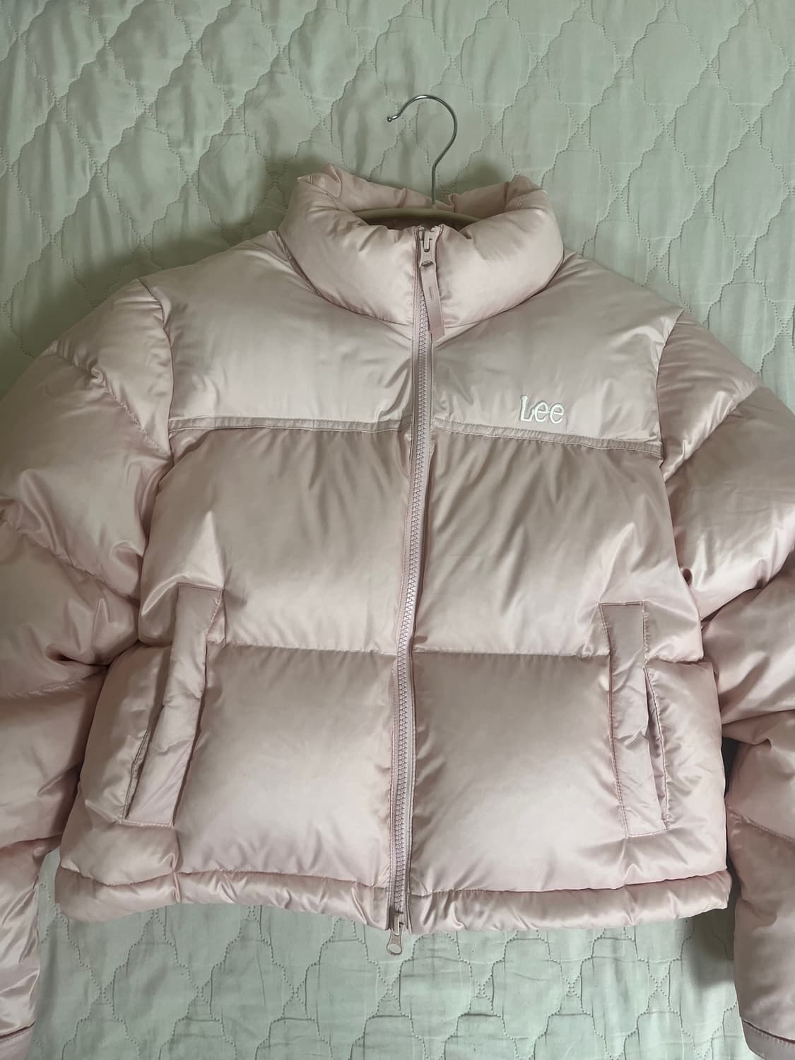 lee 숏패딩 핑크 m  상품이미지1