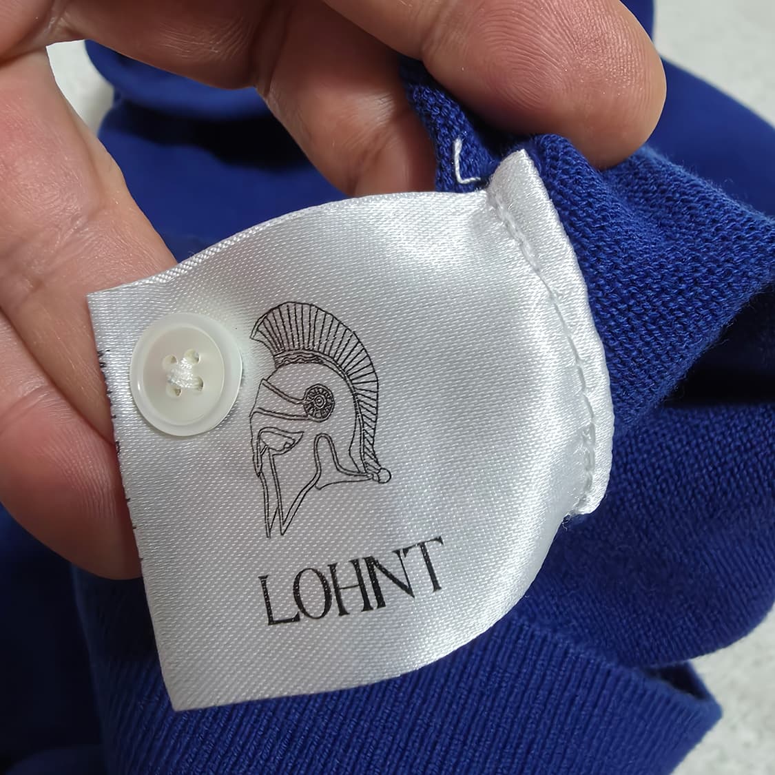 (L)론트 반팔 카라 니트  상품이미지4