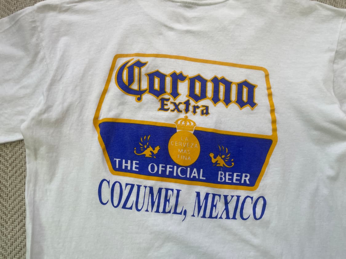 Vintage Bear Corona Extra tour T-shirt  상품이미지2