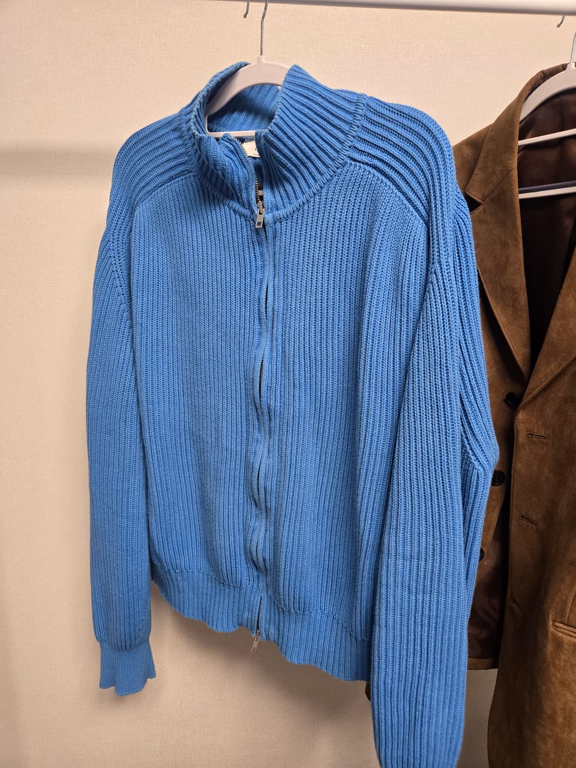 엘무드 집업 니트 상품이미지1