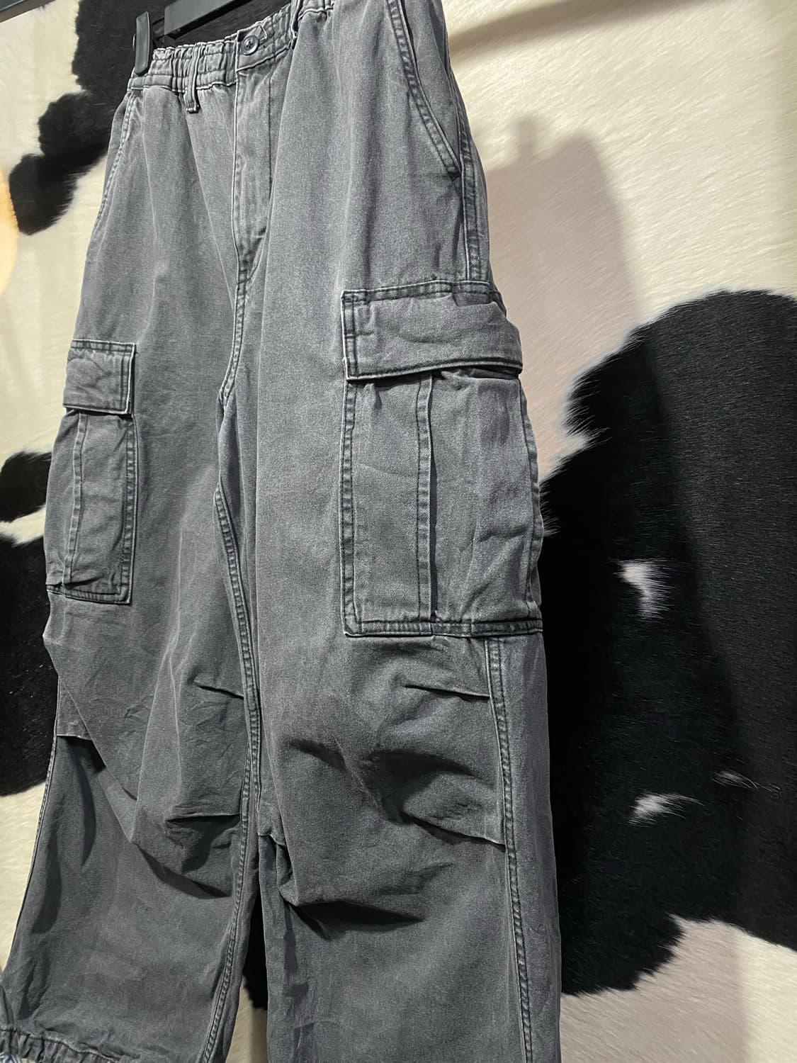 Japanese vtg 그레이 카고팬츠 상품이미지4