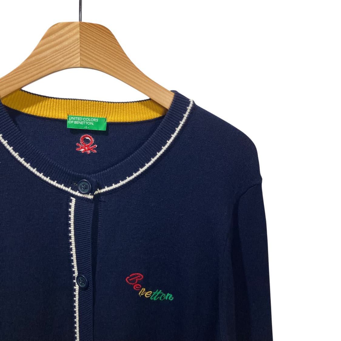 베네통 네이비 가디건 상품이미지3