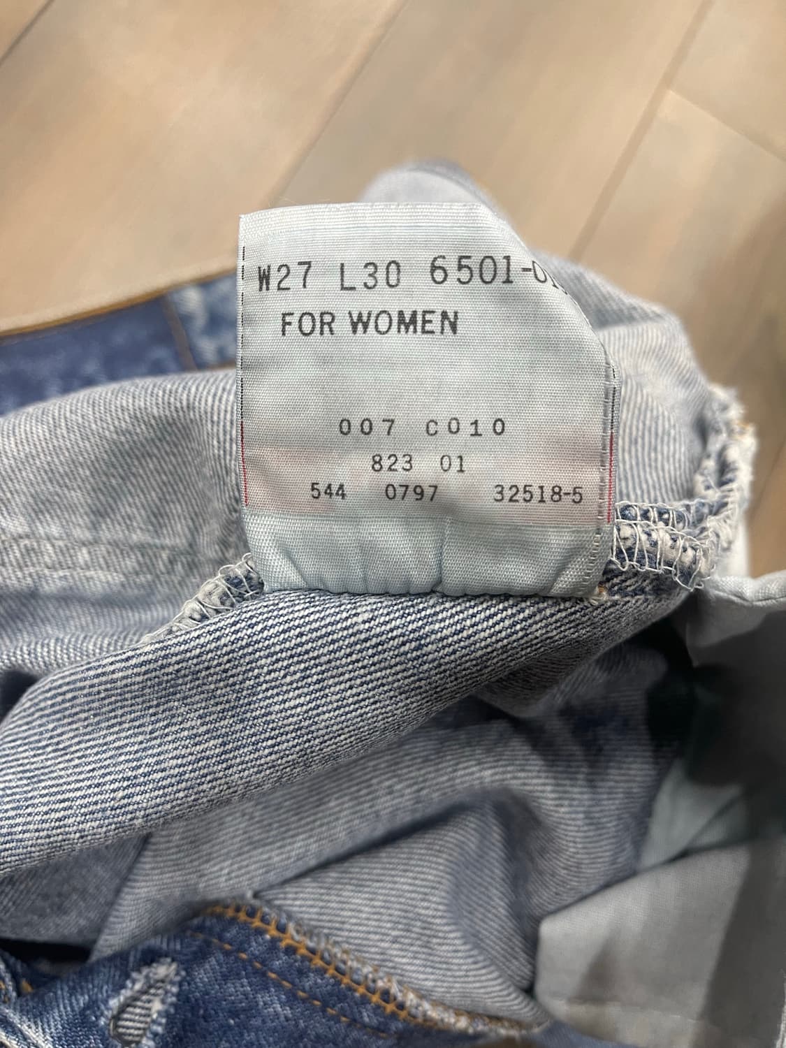 90s 리바이스 u.s.a  501 여성용. 27사이즈 상품이미지7
