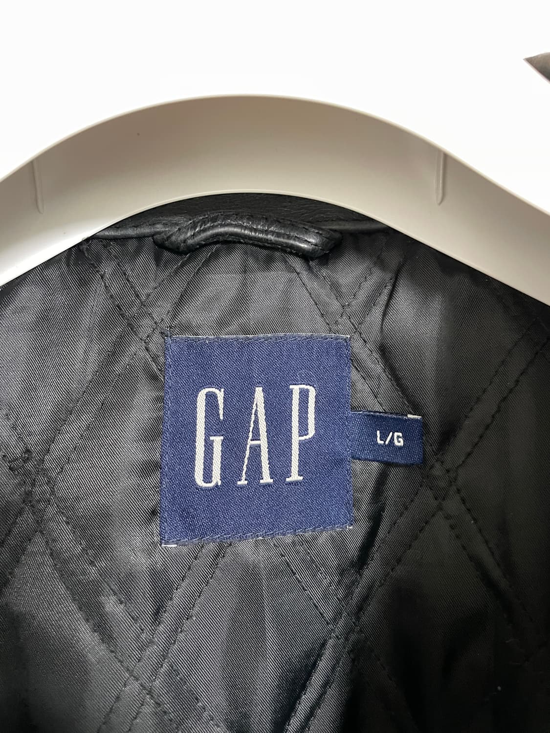 [L] 갭 레더 카코트 상품이미지4