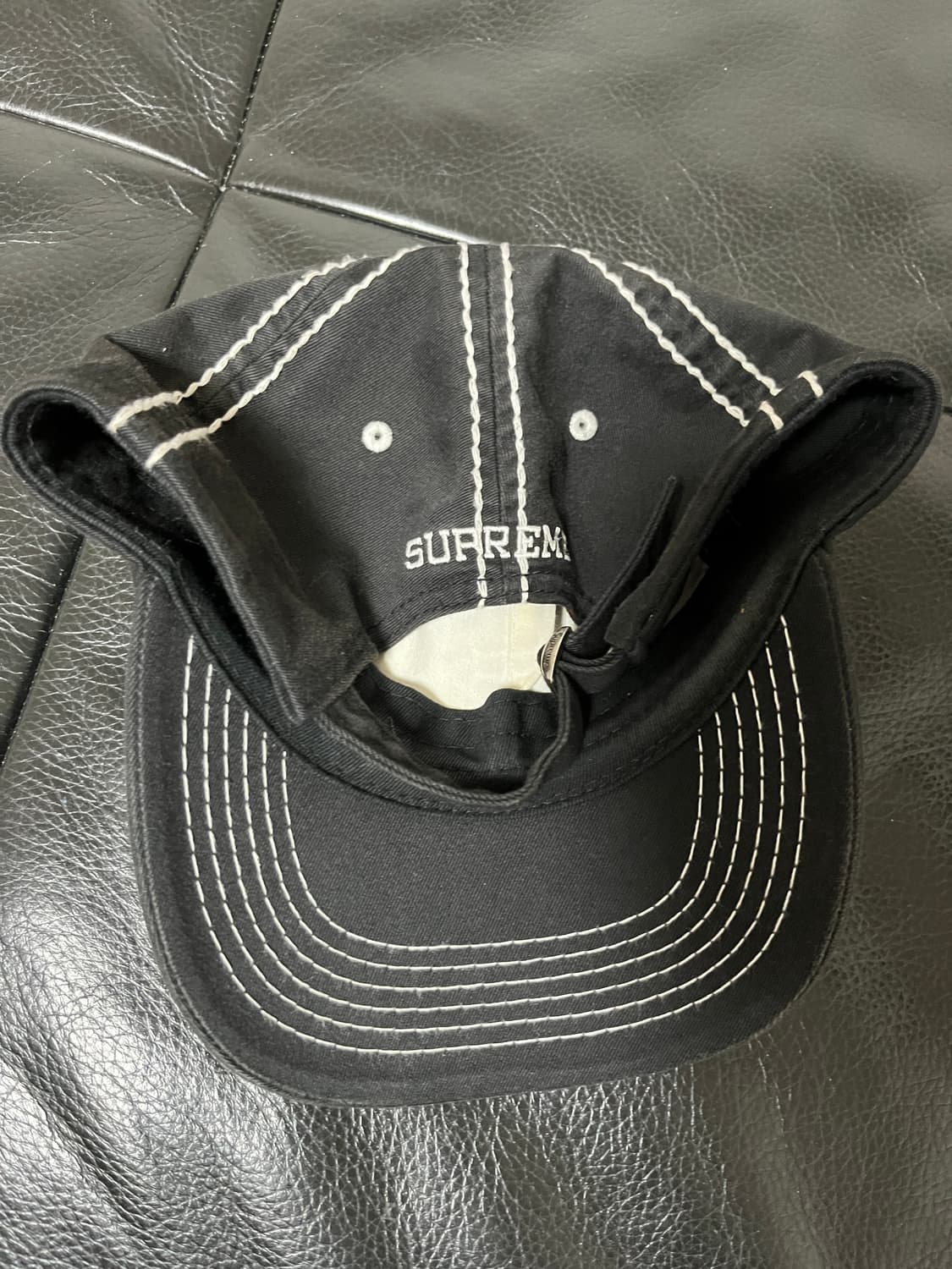 슈프림 빅 스티치 6패널 캡  상품이미지2