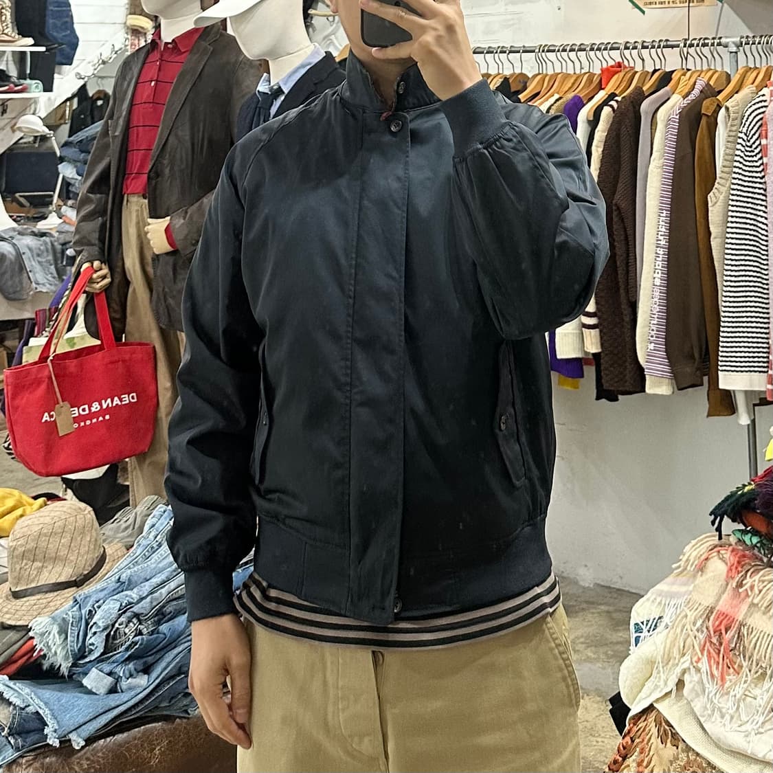 (착용컷) UNITED 헤링턴 자켓 (남성용 M) 상품이미지3