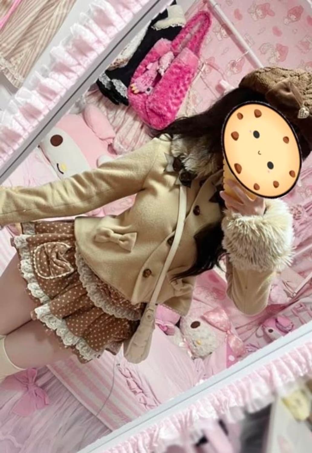 빈티지 오네히메 갸루 코트 랜박 랜덤박스 리즈리사 양산형 양지뢰 달천깔 상품이미지1