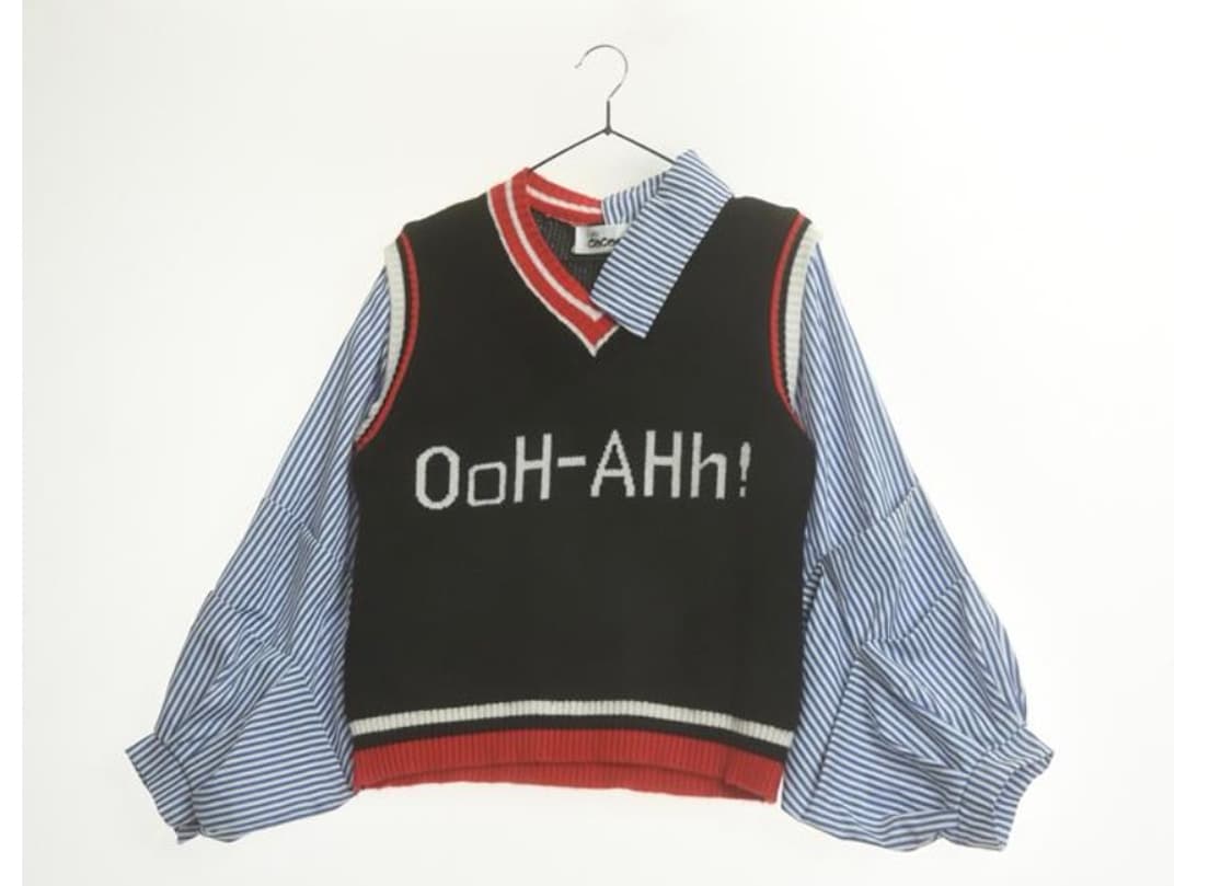 아메리칸 니트 + 블라우스 상품이미지1