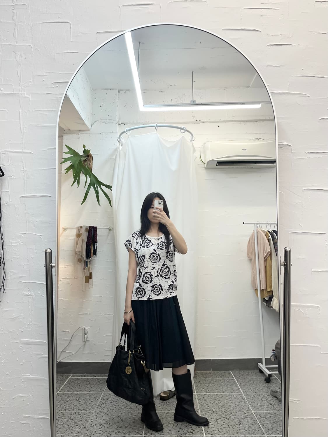 로즈 펄 티셔츠 상품이미지3