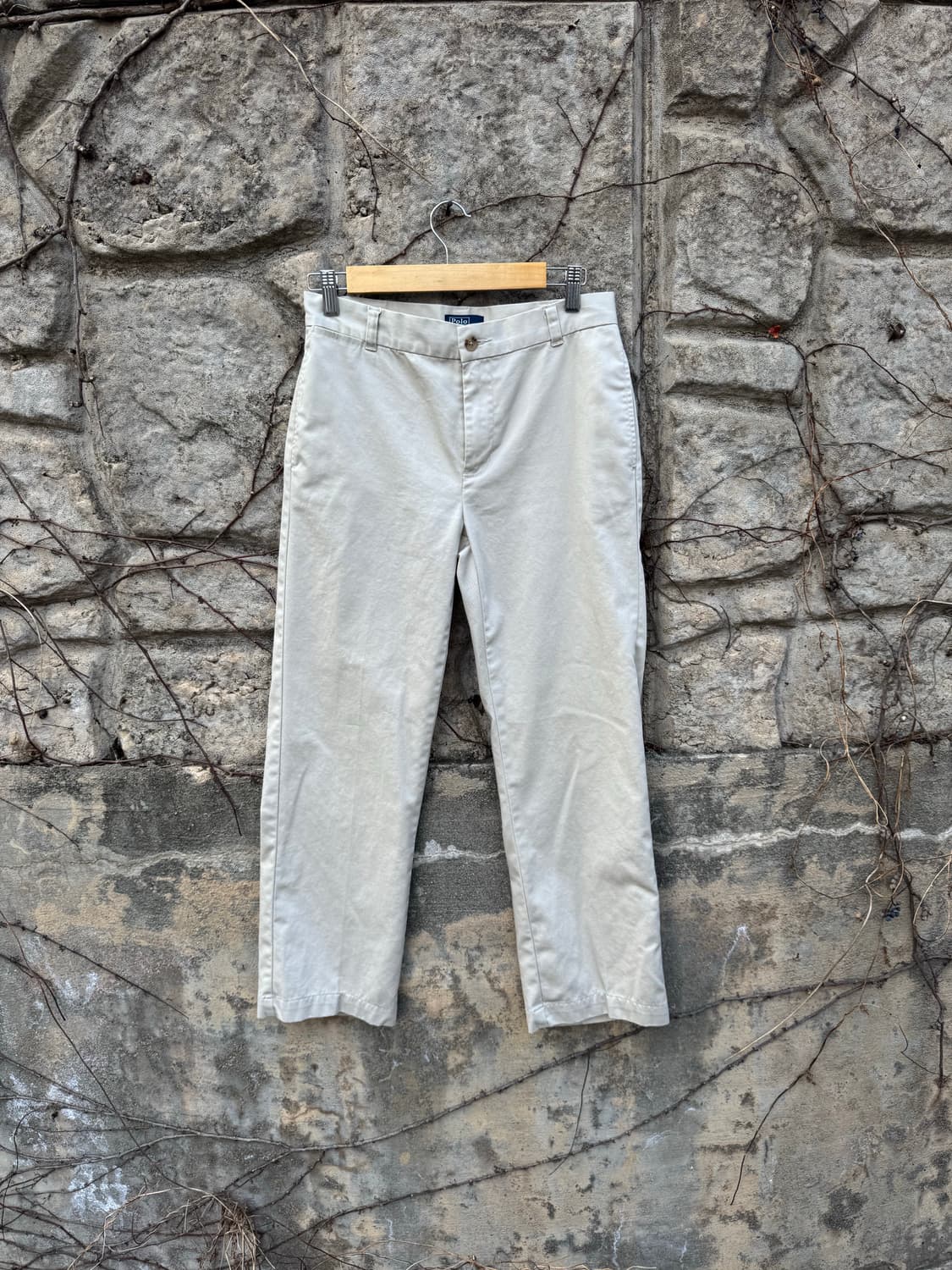 폴로 랄프로렌 빈티지 치노 팬츠 아이보리 베이지 우먼 28 상품이미지1