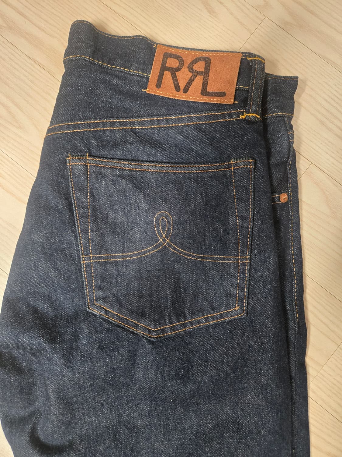 RRL 스트레이트 원워시 33×32 더블알엘 셀비지 상품이미지5
