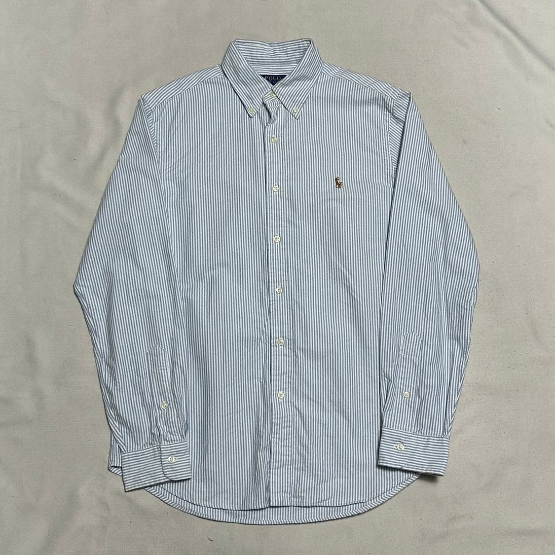 M 폴로랄프로렌 스카이블루 스트라이프 셔츠 상품이미지2