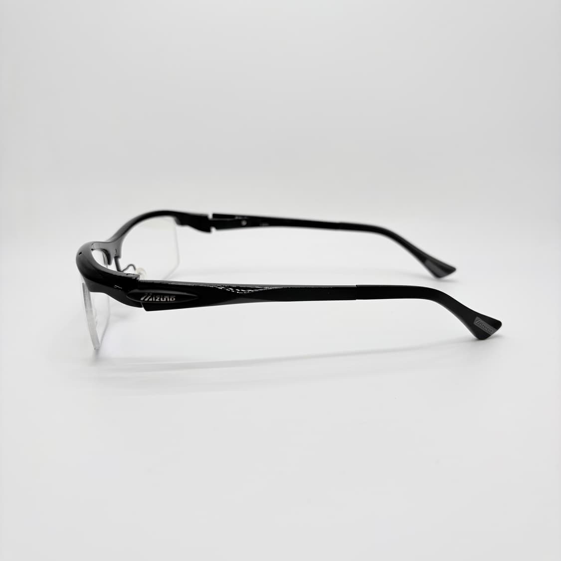 MIZUNO 미즈노 블랙 고글 반무테 안경 상품이미지6
