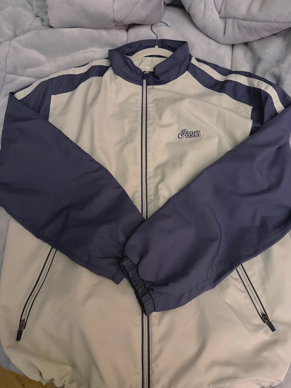 (정품/L) 아식스 올드스쿨 바람막이 상품이미지2