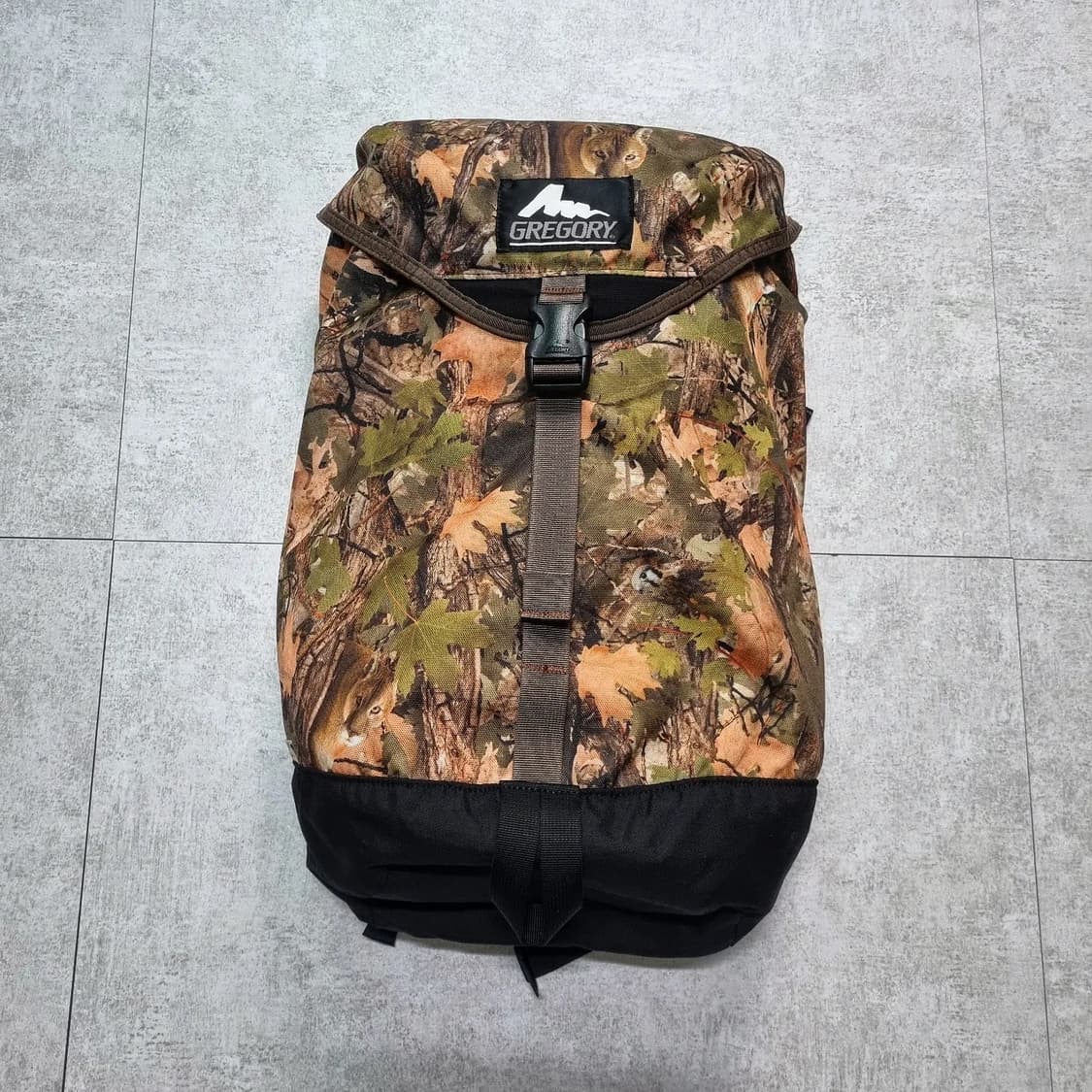 00s 구로고 그레고리 코튼우드 패턴 백팩 미사용품 상품이미지1