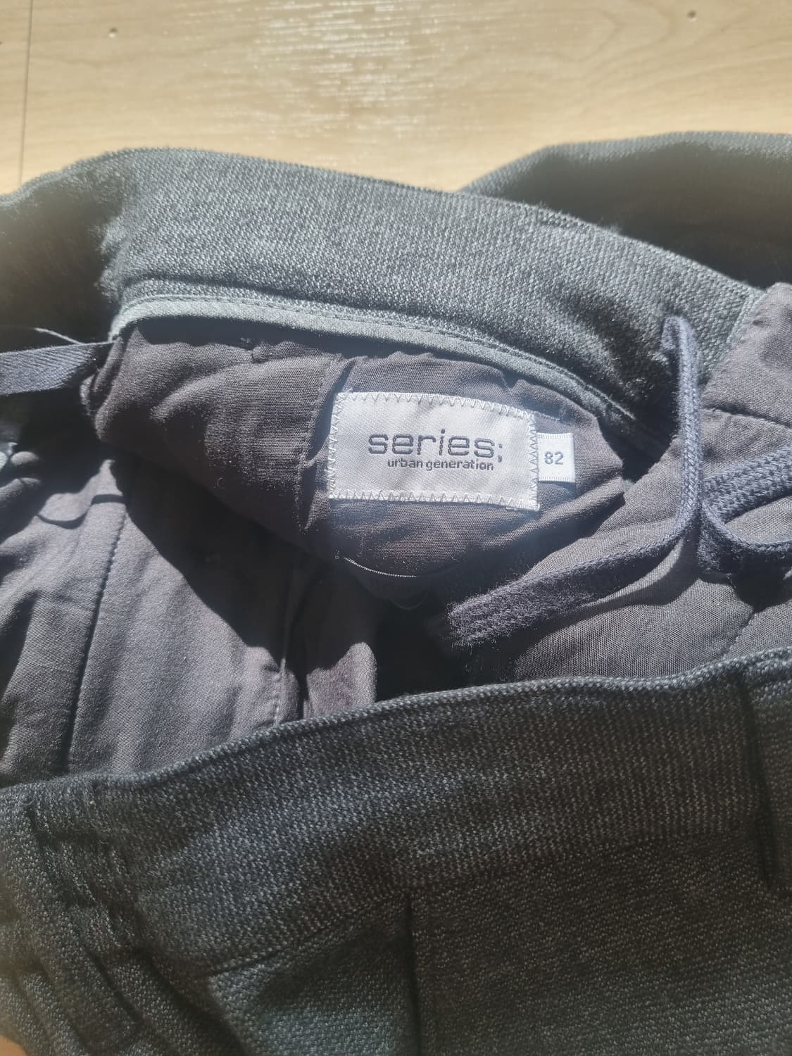 시리즈 Series 힙스터 어번솔리드 TR 셋업 팬츠 차콜 32사이즈 상품이미지4