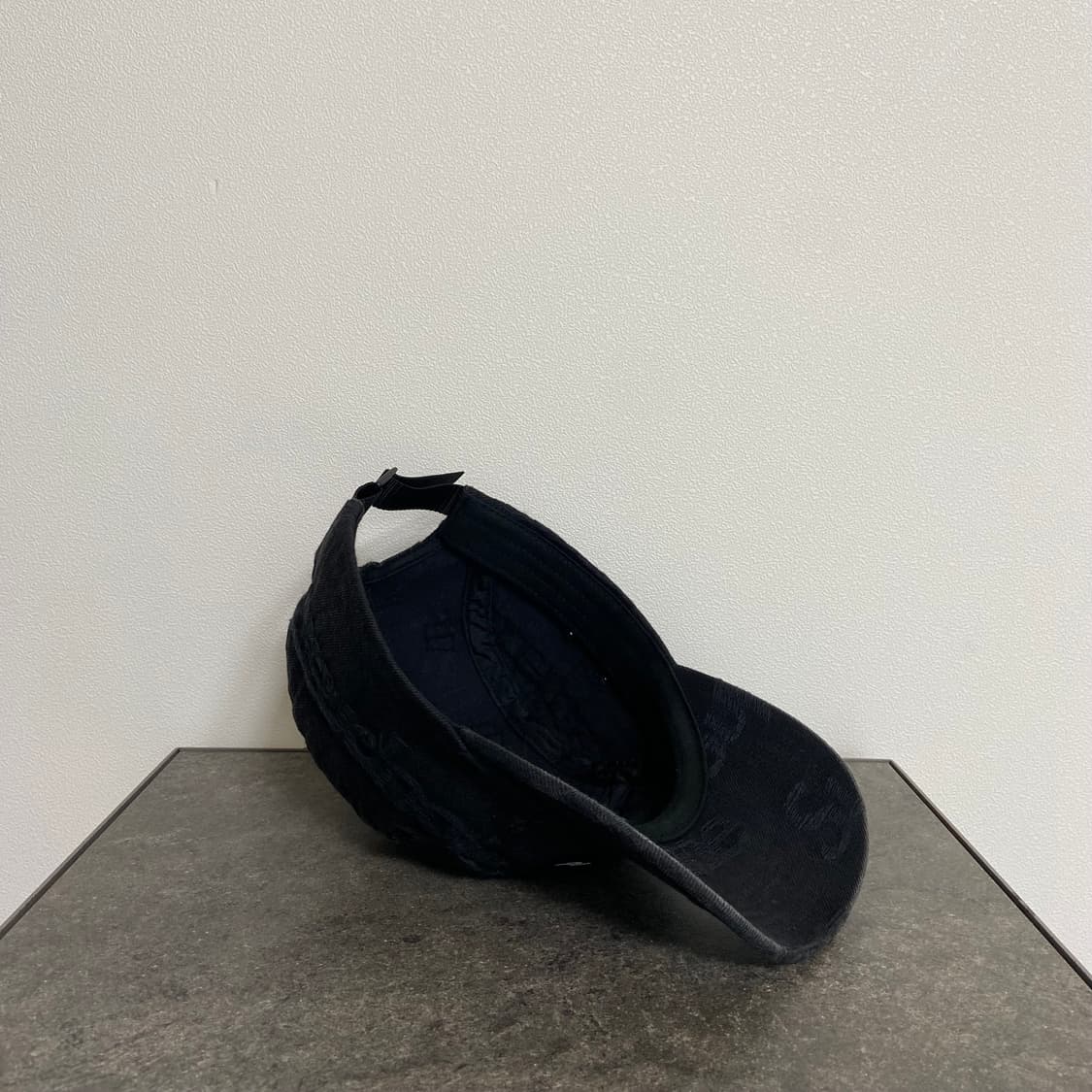 (OS) 슈프림 박스로고 캠프캡 모자 21SS 프레이드 데님 블랙 상품이미지7