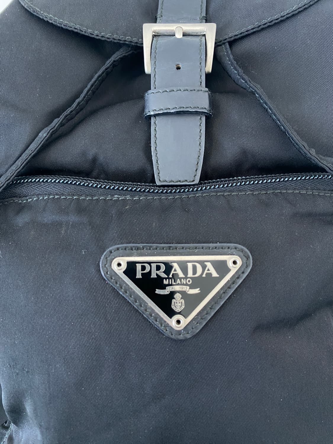프라다 테수토 나일론 원포켓 블랙 백팩 상품이미지5