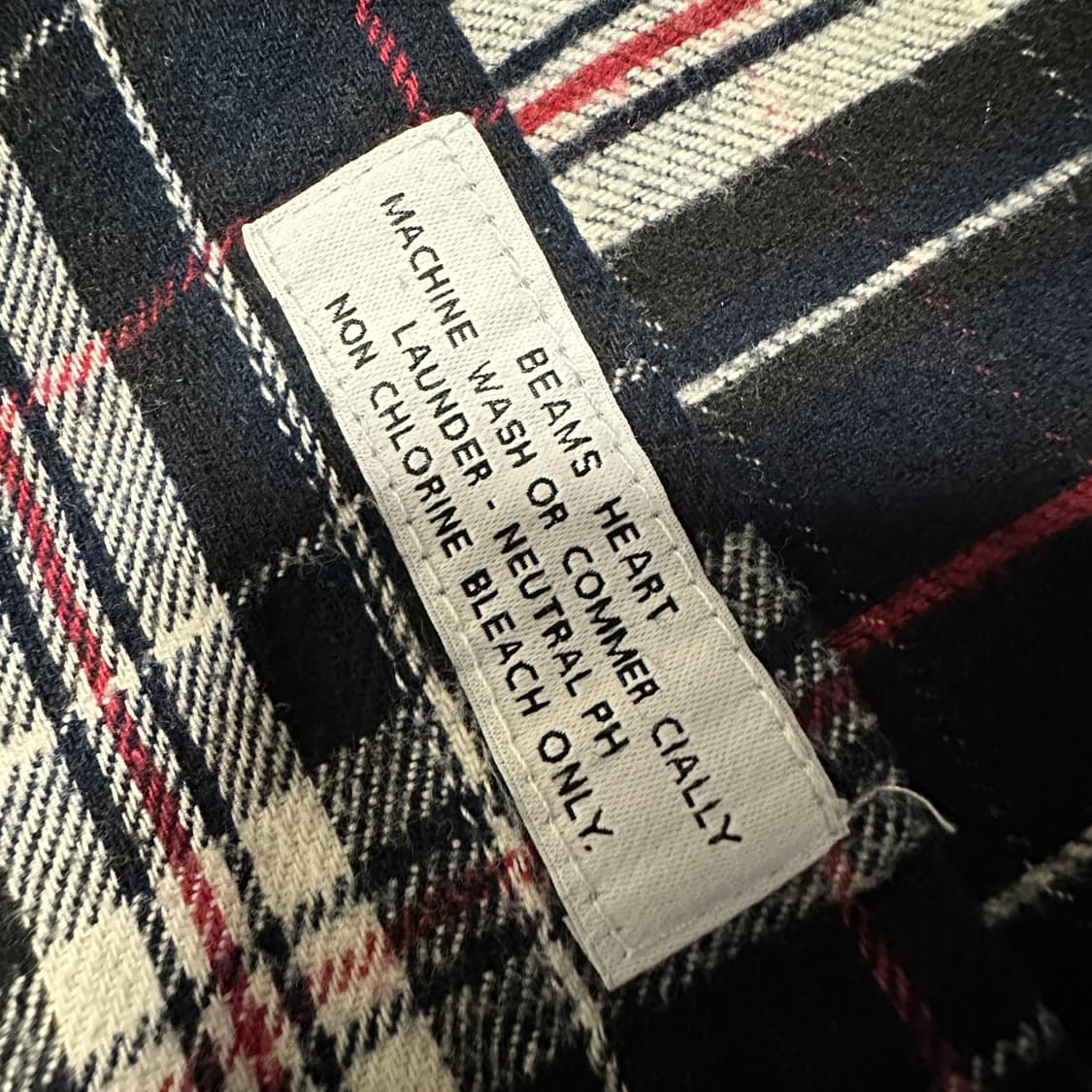 BEAMS elbow corduroy check shirt 상품이미지4