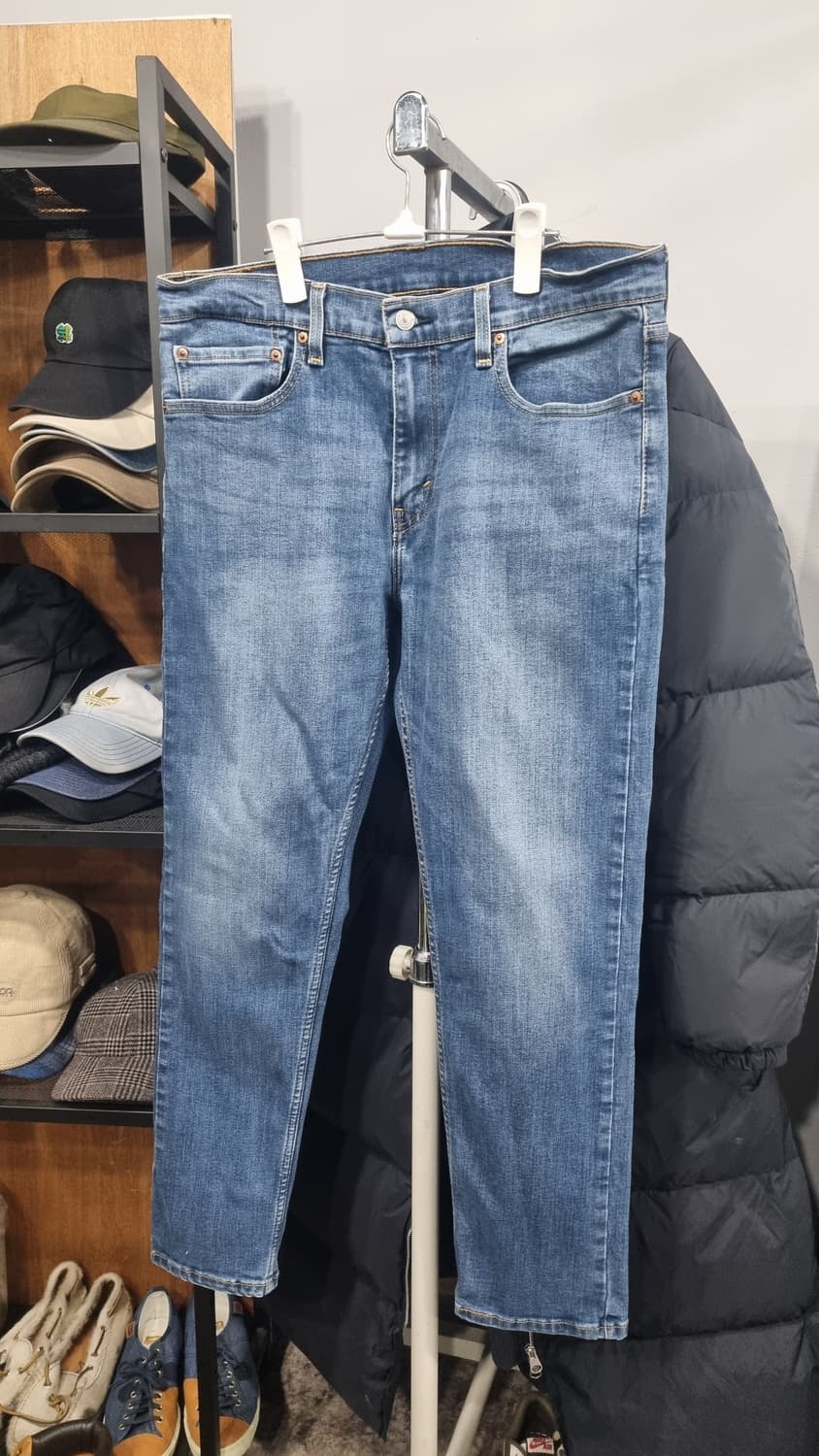 리바이스 tapered fit (502) 남성 데님팬츠 34사이즈 상태굿 상품이미지1