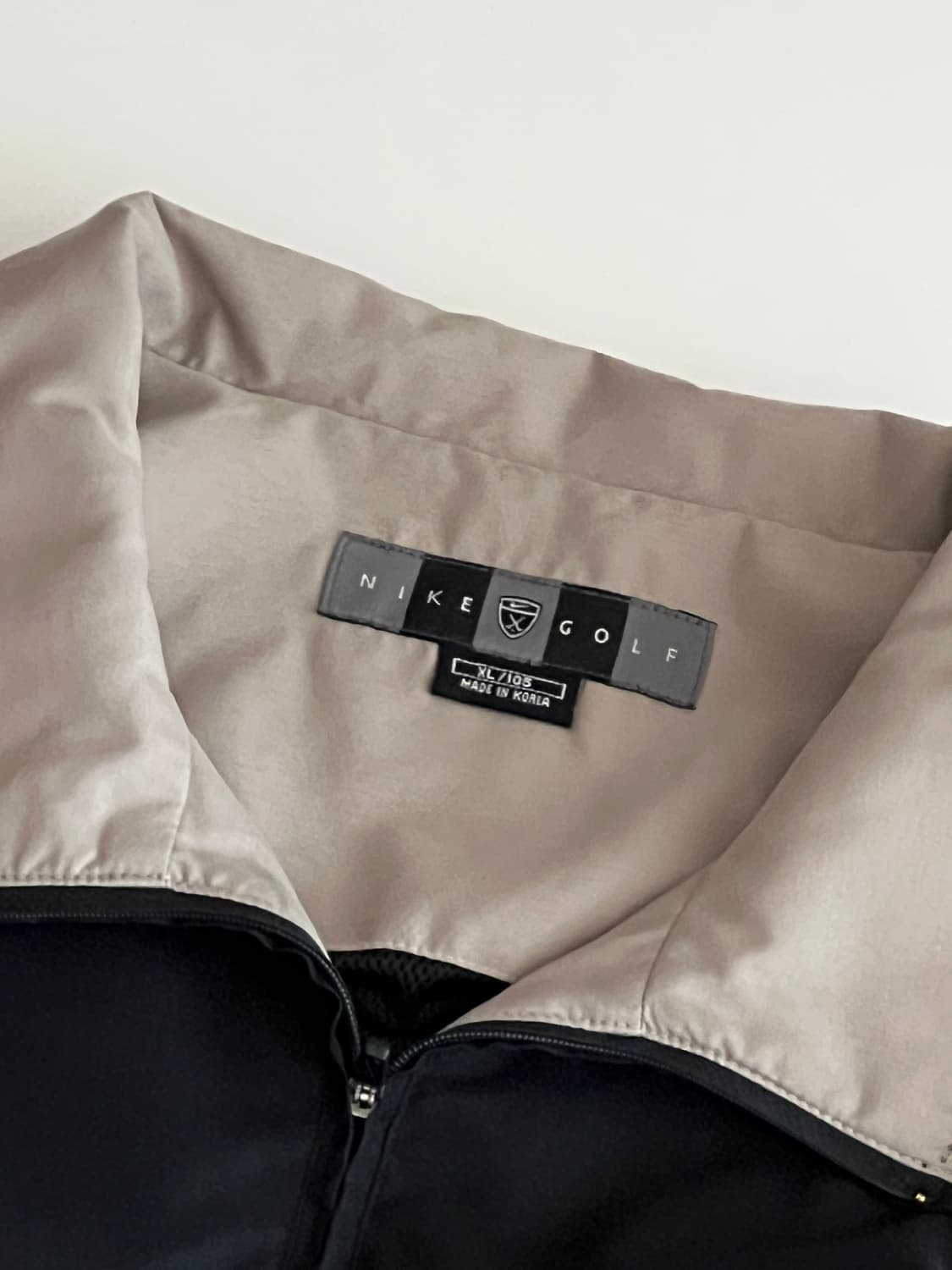 00s 나이키 베이지 블랙 하프집업 아노락 XL 상품이미지2
