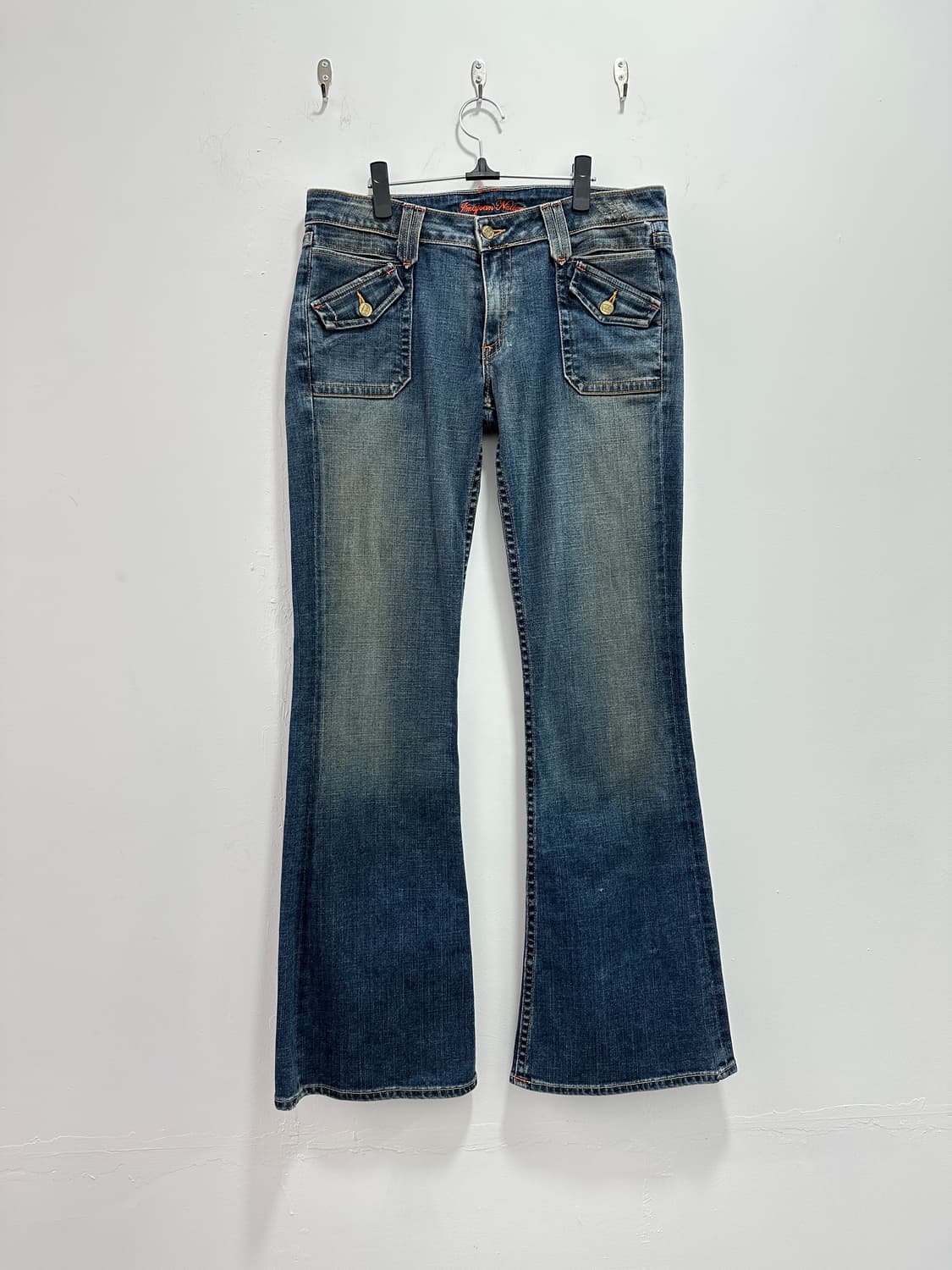 Imajean Nation USA flare cut denim jeans 상품이미지7