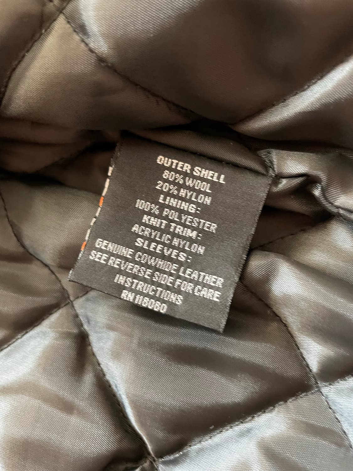 Stewart & Strauss 소가죽 바시티 자켓 상품이미지7