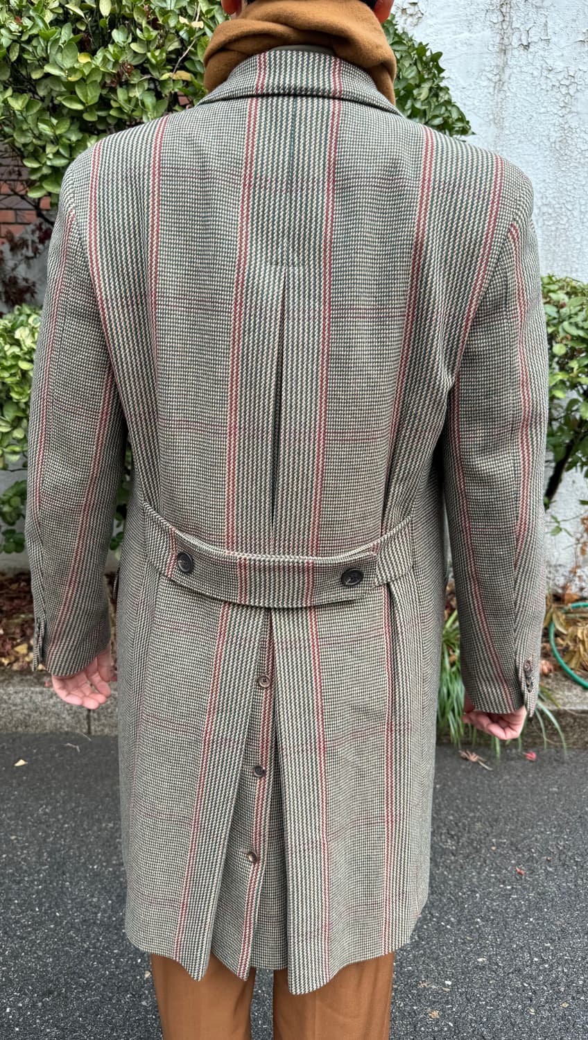 라르디니 Lardini 남성 체크 코트 52사이즈 상품이미지4