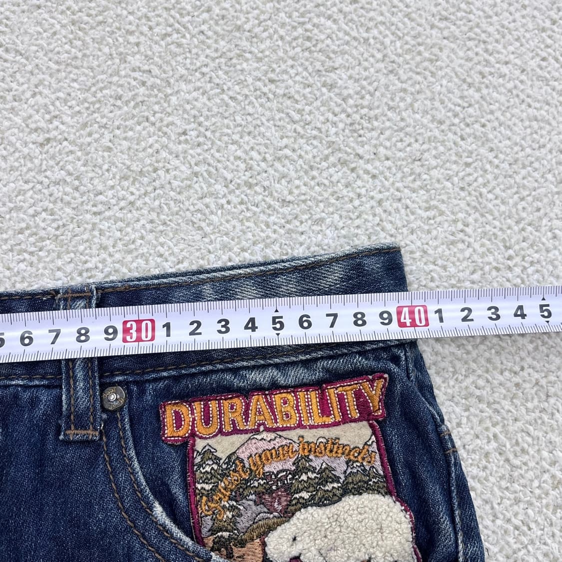 26 지프 멀티 패턴 빈티지 데님 팬츠 0401E 상품이미지5