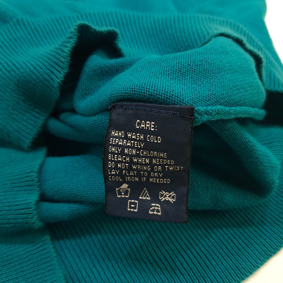 CN746W S 폴로 랄프로렌 블루그린 V넥 긴팔 니트 스웨터 상품이미지6