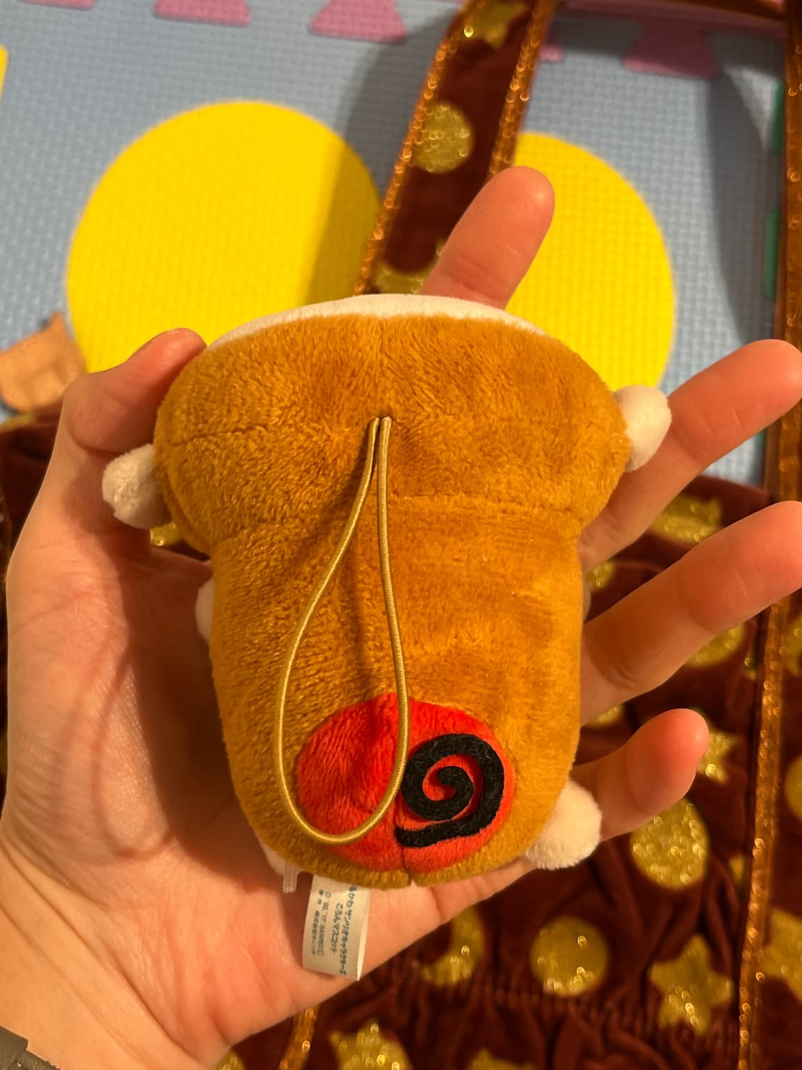 츠모리치사토 네코별 벨벳 토트백 🐒브라운 상품이미지7