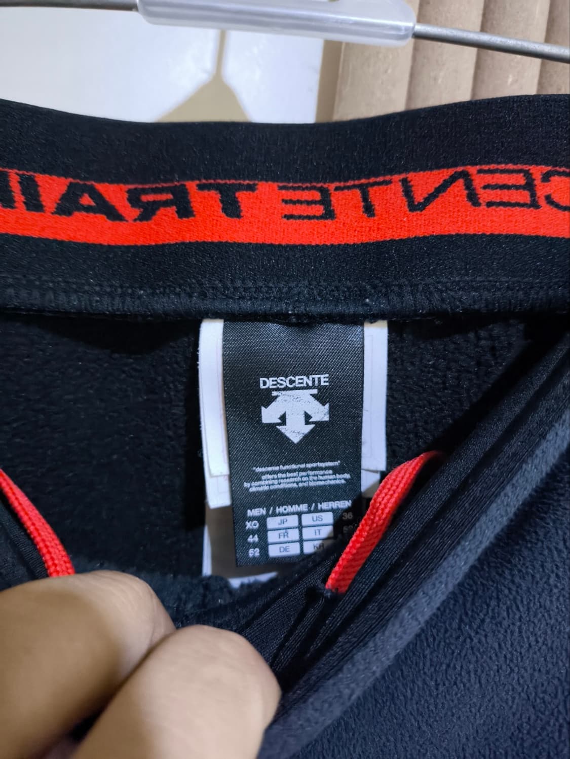 40사이즈 데상트 트레이닝 기모 플리스바지 상품이미지5