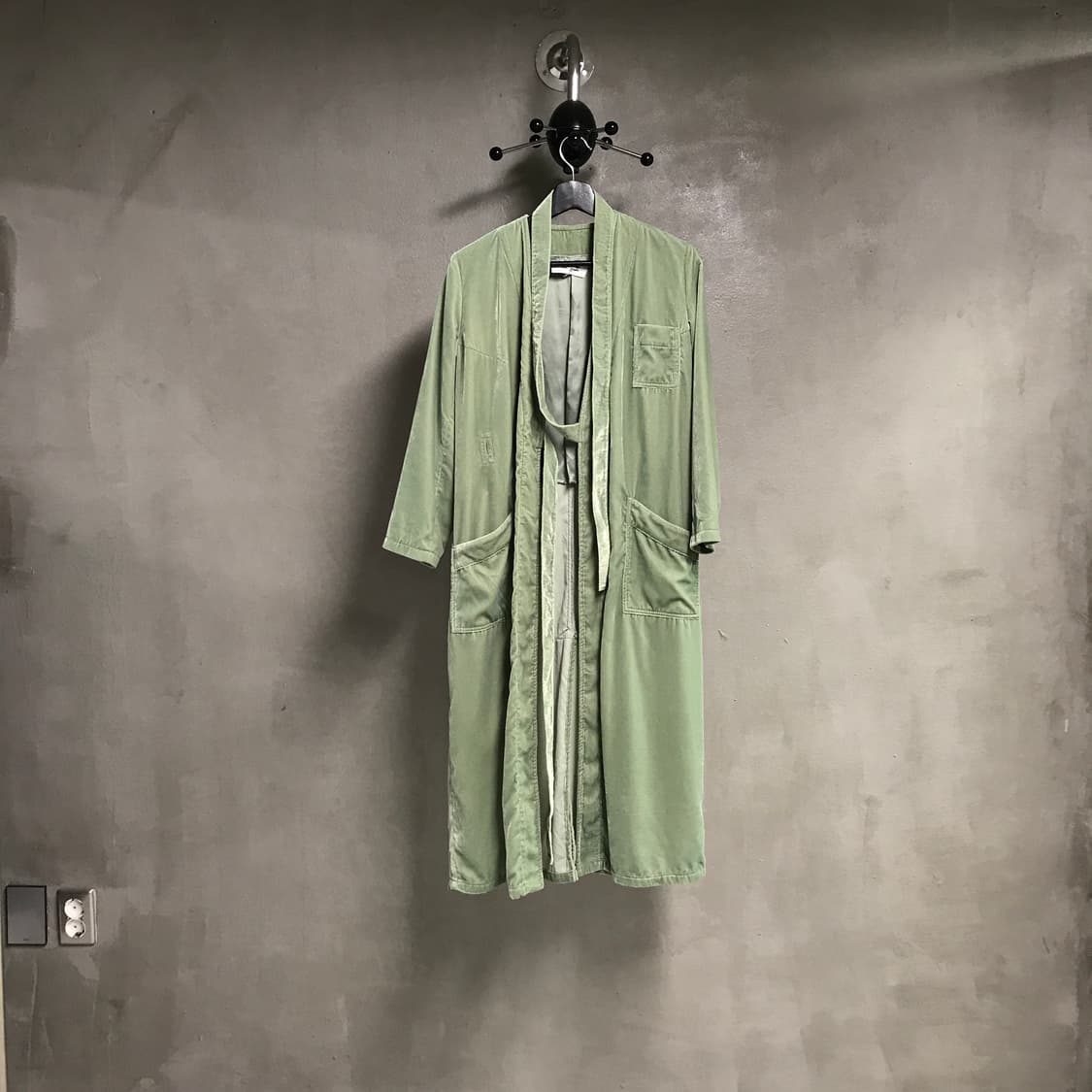 MM6 마르지엘라 벨벳 롱 코트 36(W) 상품이미지1