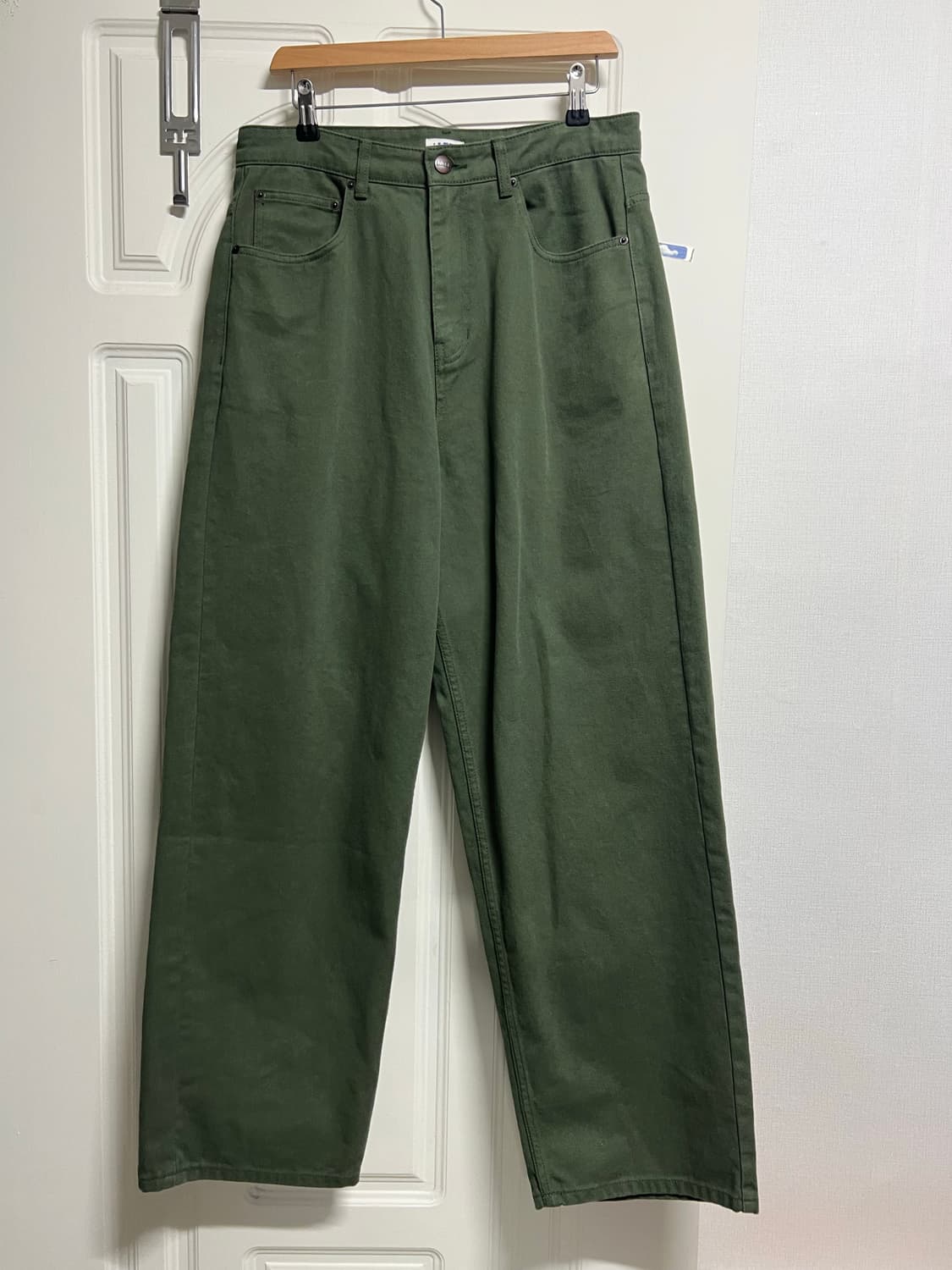 (S) 리지 llege 클래식 스케이터 데님 그린 상품이미지1