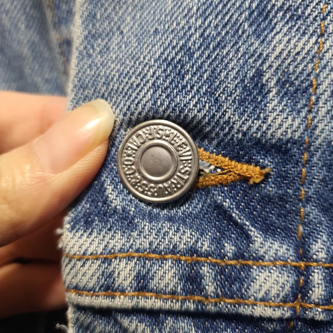 리바이스 빈티지 데님 트러커  자켓 청자켓  상품이미지4